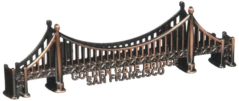 City Coffee Mugs 35 44 San Francisco Bronze Golden Gate Bridge Magnet 35 Inches Long With Exclusive CA BEAR MAGNET 