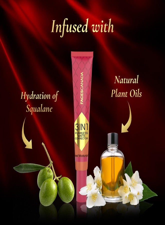 فاسيسكانادا مصحح عيوب البشرة غير اللامع 3 في 1 من فيسز كندا - لون خوخي، 8 غرام | مصحح لون للهالات السوداء والبقع الداكنة والتصبغات | تغطية كاملة | يدوم طويلاً | مرطب | خفيف الوزن وسهل الدمج - Image 3