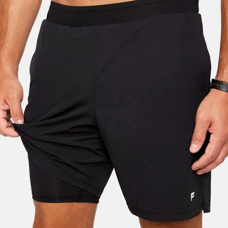 Fabletics Black THE 7 FUNDAMENTAL SHORT II (LINED) for Men | Best Price UAE