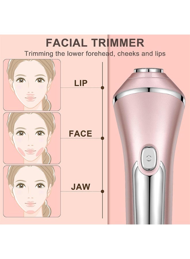 general Electric Shaver for Women for Legs Bikini Trimmer Electric Razors for Women Underarm Public Hairs Rechargeable Womens Shaver Wet Dry Use Painless Cordless with Detachable Head - Image 4