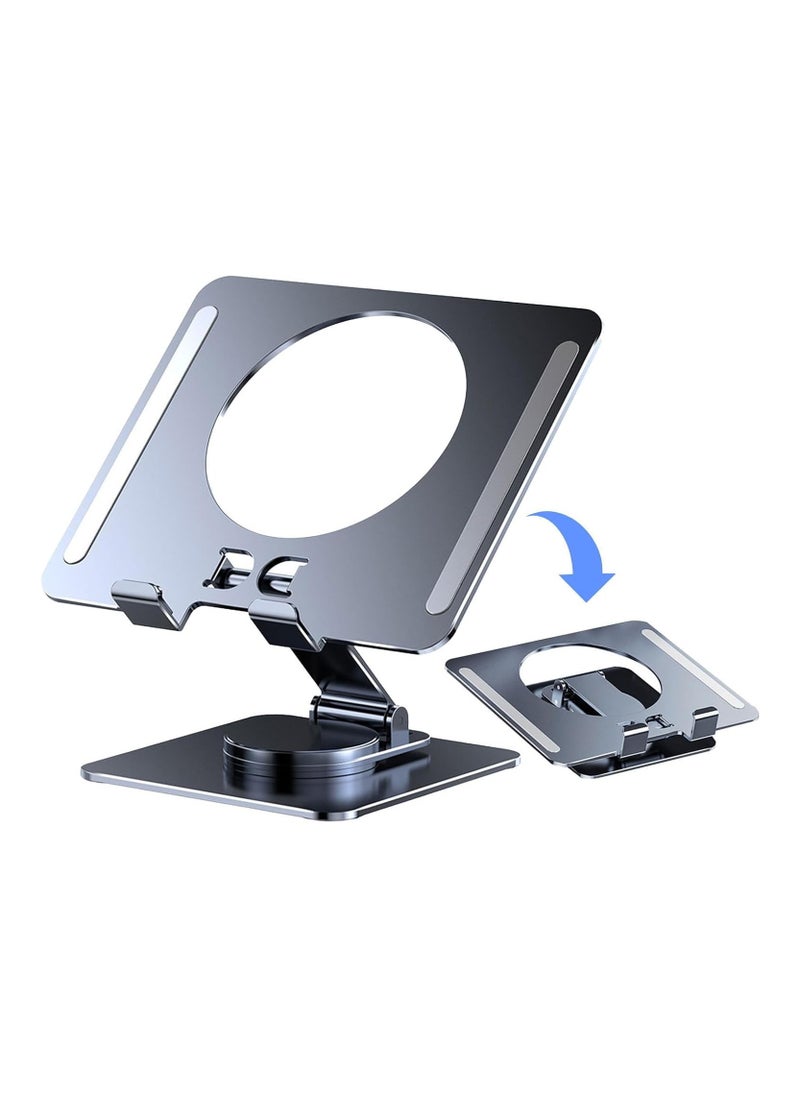 RECTO - iPad Cooler with 360 Degree Rotatable Adjustable Tablet Holder, Magnetic Tablet Cooler for ipad/surface pro/Samsung Tab,Compatible for Steam Deck,Universal Radiator with Temperature Display - Image 1