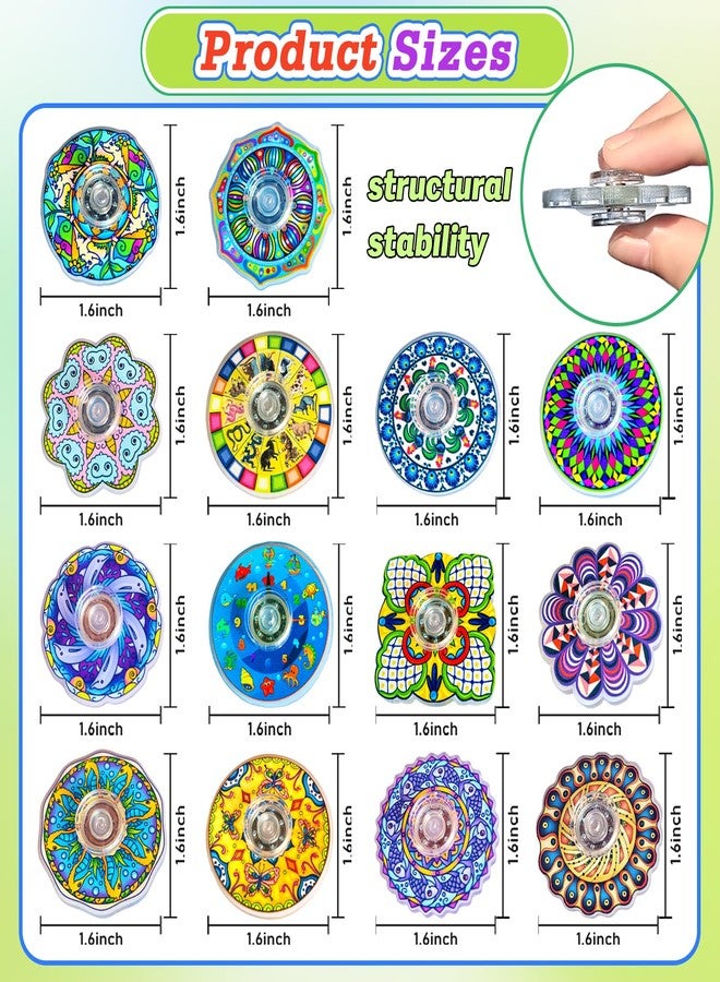 Sqlhrke 40 Pack Fidget Spinner Fidget Toys Mini,Party Favors Easter Basket Goodie Bag Stuffers Gifts,Stress Relief Sensory Toys for Kids Adults ADHD Autisms,Treasure Box Toy for Classroom Prizes Supplies - Image 4