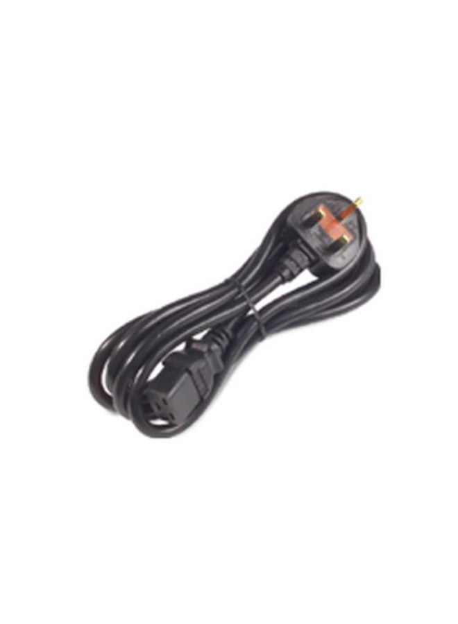 اي بي سي APC AP9895 كابل طاقة – IEC 60320 C19 إلى قابس المملكة المتحدة BS1363A، ~2.44 م، أسود
