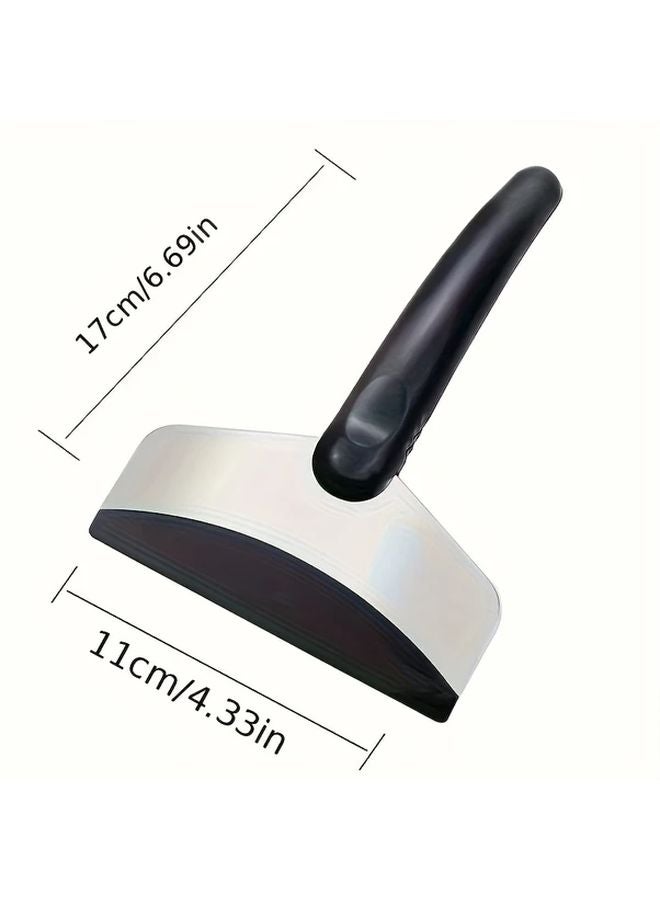 Heavy Duty Black Car Snow Shovel Ice Scraper for Windshield Roof Efficient Snow Removal - Image 3