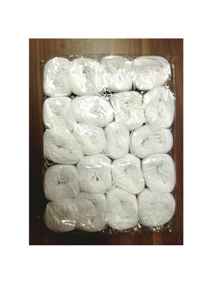 # Financial Bookkeeping Voucher Binding Line And Needle Manual Drilling Awl File Hook Cone Cotton Thread Binding Line Thick Rope-Color:Binding Line-20 Rolls Of White Thread - Image 4