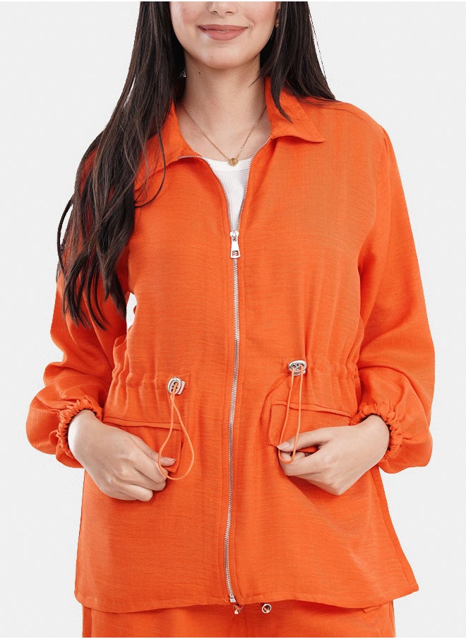 Clue - Jacket with Elastic Waist - Image 1