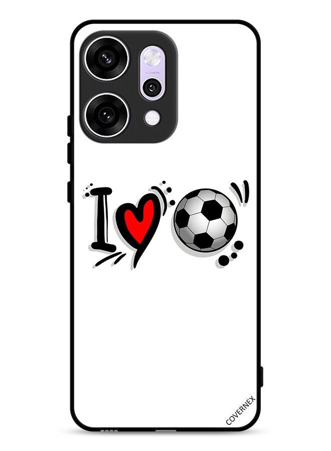 Covernex Oppo Reno14 Protective Case Cover I Love Football