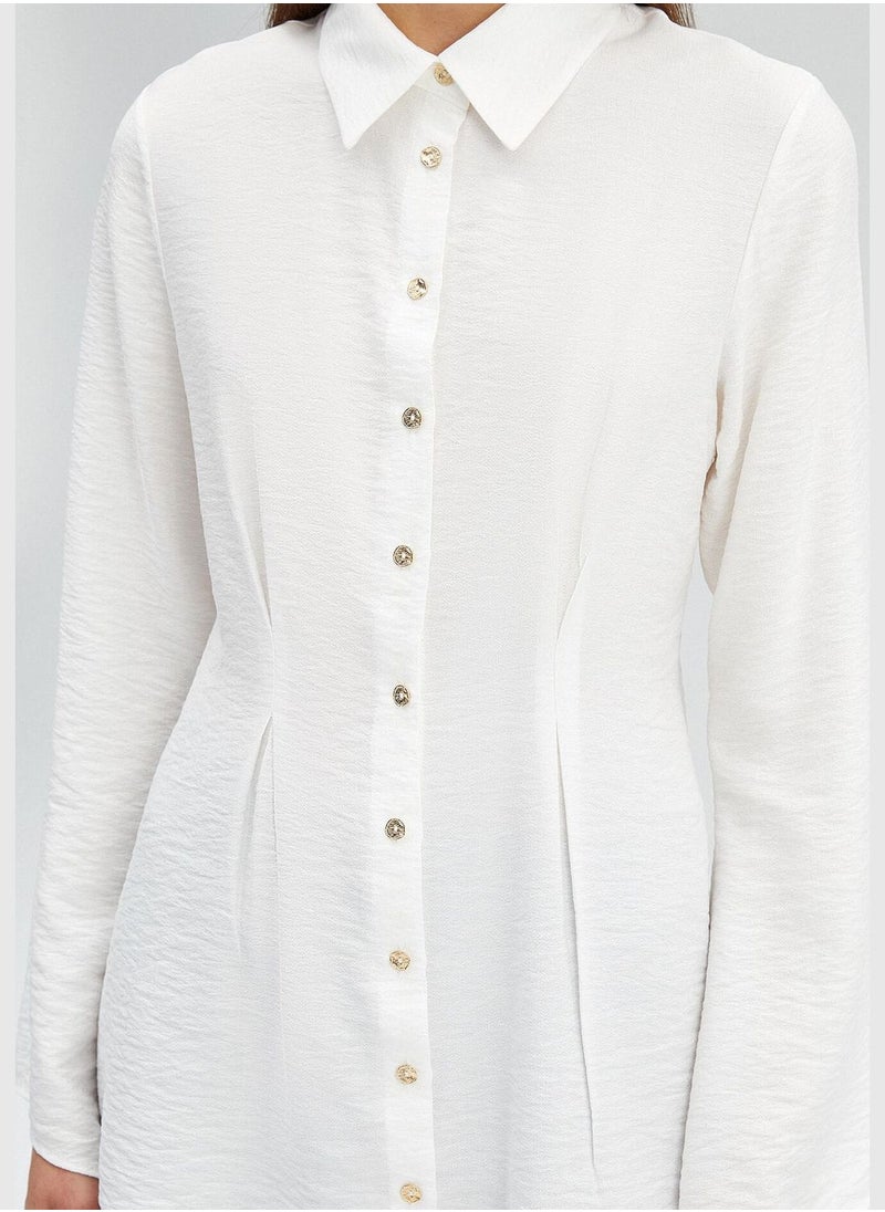 Touche - GOLD BUTTONED SHIRT - Image 1