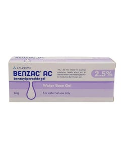 Benzac AC 2.5% Benzoyl Peroxide for acne Gel 60g