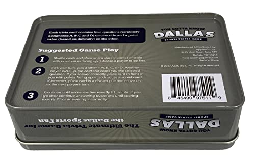 You Gotta Know Dallas - Sports Trivia Game - Image 3