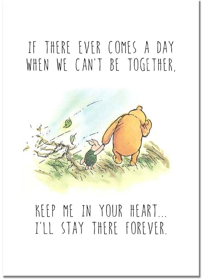 BigWig Prints Winnie the Pooh Classic Art - Set of 4 Wall Art Decor Photos Nursery Bedroom Playroom (5 inches x 7 inches) - Image 5
