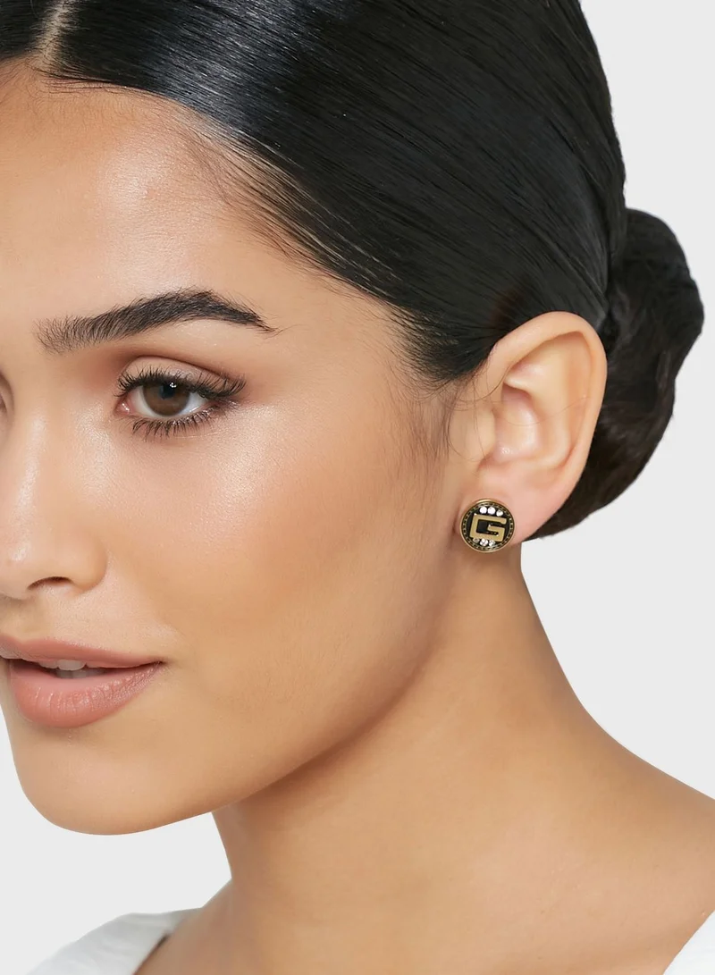 GUESS Solitaire Stud Earrings