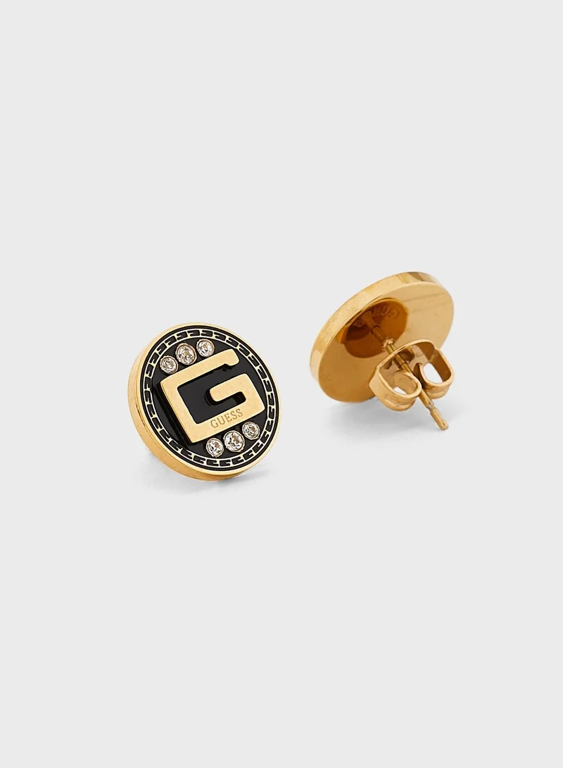 GUESS Solitaire Stud Earrings