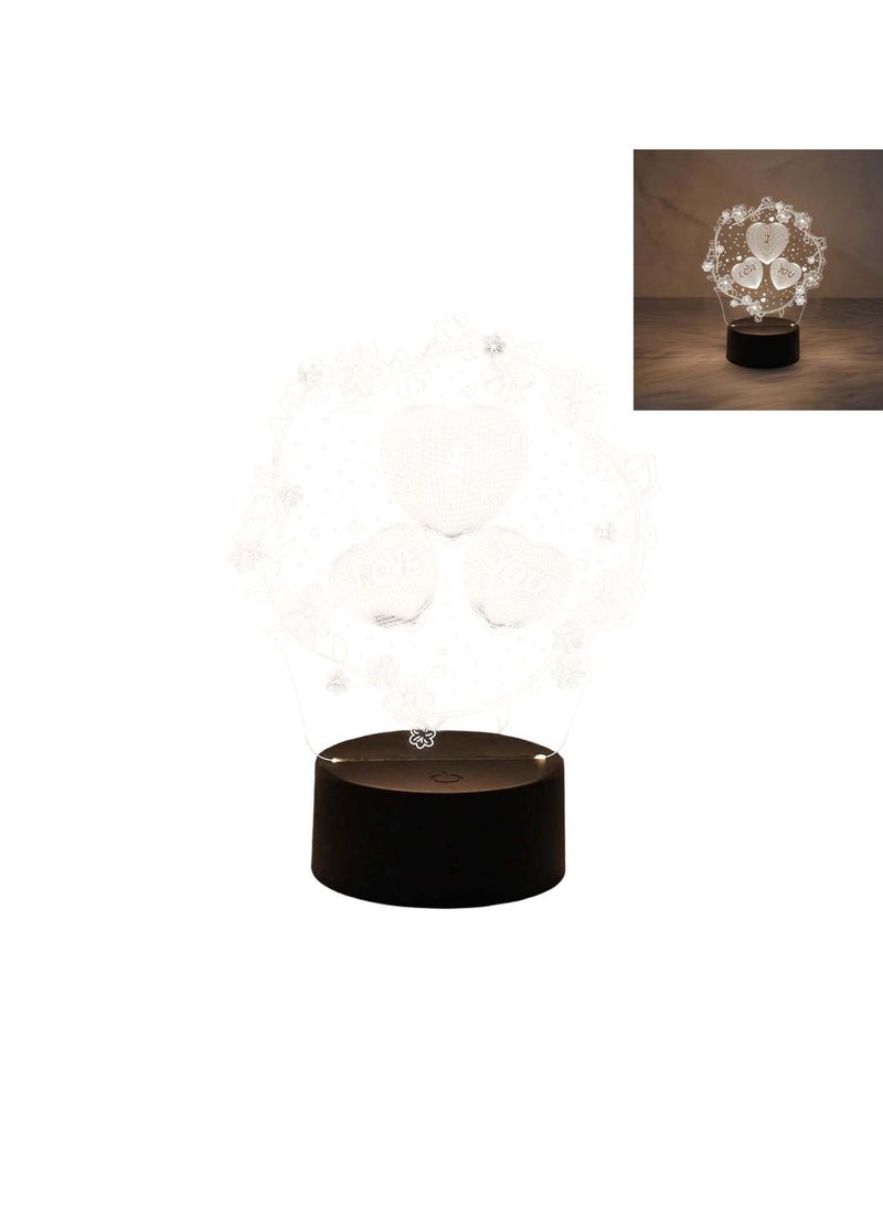 Huitich Elegant LED "I Love You" Light Top Romantic Gift for Special Occasions - Image 1