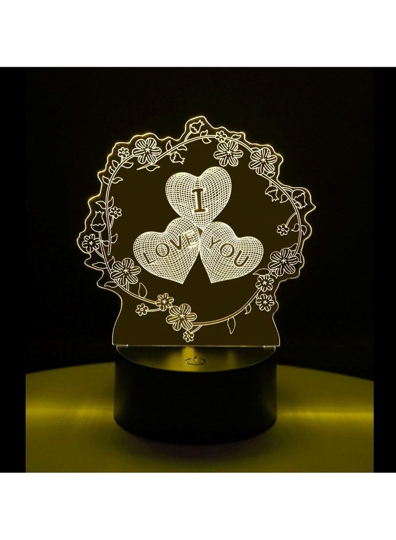 Huitich Elegant LED "I Love You" Light Top Romantic Gift for Special Occasions - Image 3