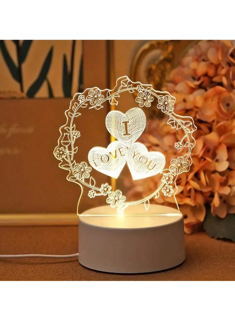 Huitich Elegant LED "I Love You" Light Top Romantic Gift for Special Occasions - Image 4