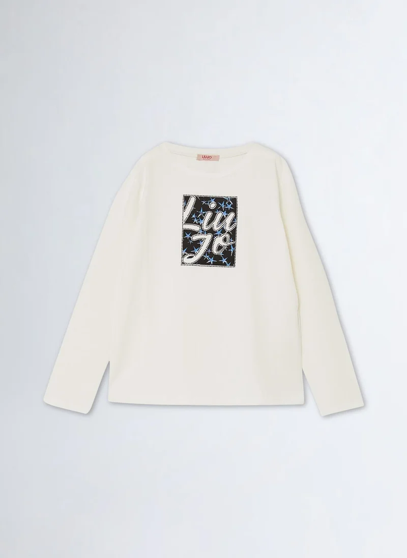 Liu Jo T-shirt with logo and stars