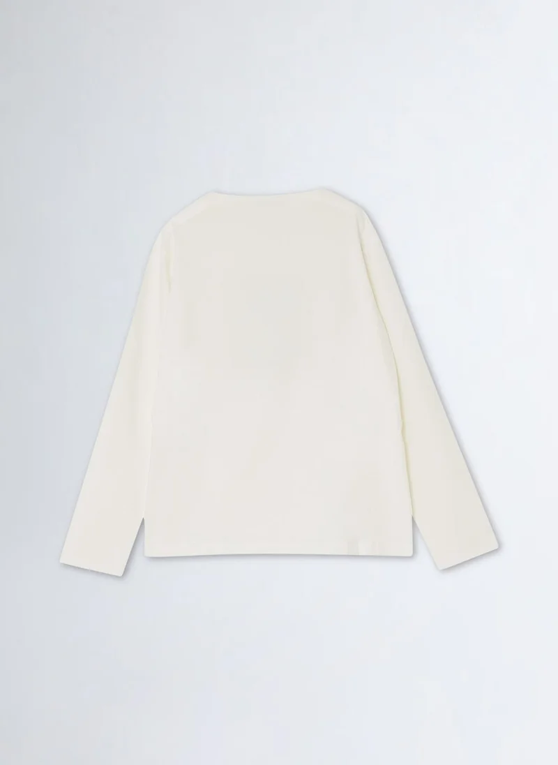 Liu Jo T-shirt with logo and stars