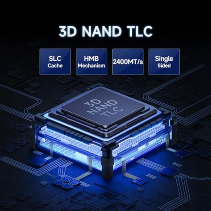 S880 NVMe SSD، PCIe 4.0 M.2 2280 Gaming SSD، 3D NAND TLC، Seq. سرعات قراءة تصل إلى 7300 ميجابايت/ثانية، ذاكرة تخزين مؤقت ديناميكية SLC، محرك أقراص الحالة الصلبة الداخلي لعشاق PS5، حوسبة متطورة - Image 4