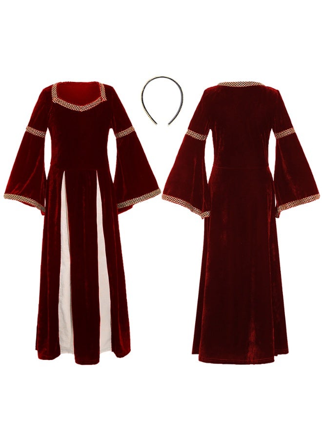 NIBEMINENT Renaissance retro medieval girls' clothing - Image 1