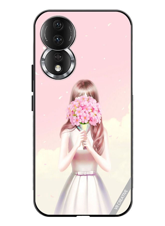 VR CREATIVE Protective Case Cover For Honor 80 Blush Flowers Design Multicolour - Image 1