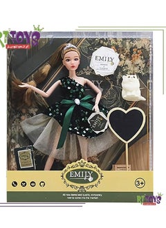 Modern Doll toy From Emily Size 11.5  Witha Teddy Bear and a Green Heart - pzsku/Z92400151E195F4B4FF6DZ/45/_/1739294859/58ae97bf-3037-44a1-bada-58bbbb32d0f9