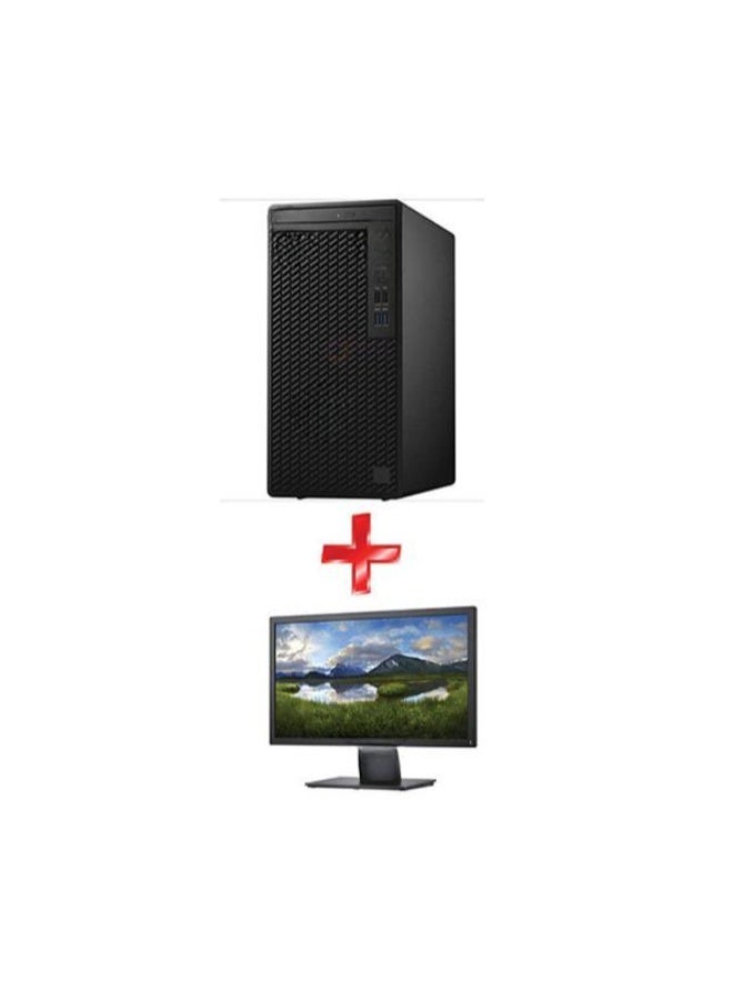 كمبيوتر مكتبي برجي بمعالج Intel Core i3 وذاكرة 4 جيجابايت وقرص صلب 1 تيرابايت ورسوميات Intel UHD مع شاشة LED مقاس 22 بوصة Full HD - Image 1
