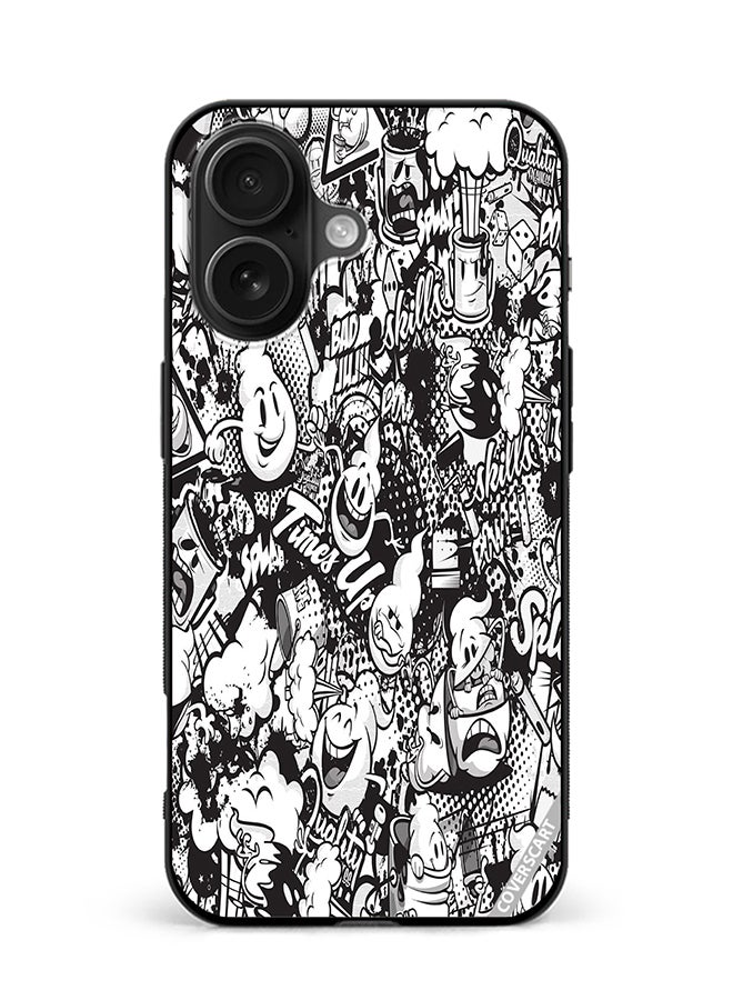 COVERSCART Protective Case Cover For Apple iPhone 16 Plus Retro Toons Design Multicolour