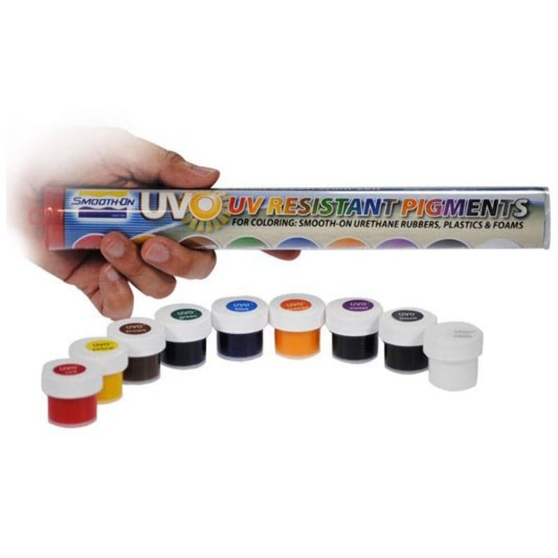 Smooth-On UVO Colorants - UV Resistant Colorants for Epoxy or Urethane Materials - 9 Pack Sampler Tube - Image 2
