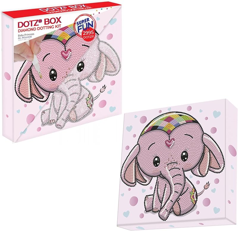 Diamond Dotz Diamond Embroidery Facet Art Box Kit 8.6"X8.6" - Baby Princess