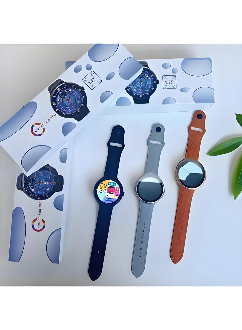 V16Pro smart watch Bluetooth call sports pedometer heart rate detection high resolution screen large memory brown - Image 1