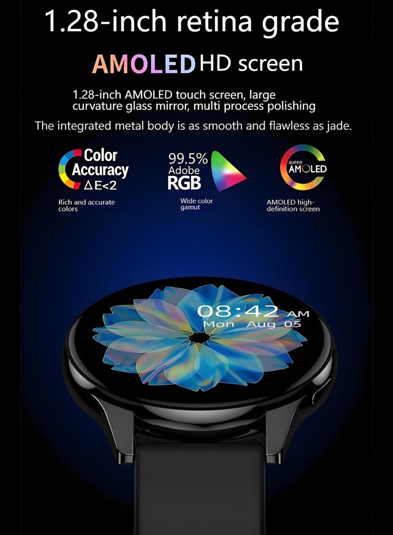 V16Pro smart watch Bluetooth call sports pedometer heart rate detection high resolution screen large memory brown - Image 5