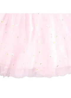 Hopscotch Hopscotch Girls Mini Casual Dresses in Peach Color for Ages 9-12 Months  - Image 5