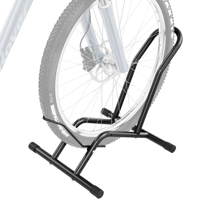 بيشي BEISHI Bike Floor Stand Indoor Bike Stand for Garage/Home,Adjustable Bicycle Parking Stand Fit for 16-29 Wheel Mini/Mountain/Road Bikes Heavy Duty Metal - Image 1