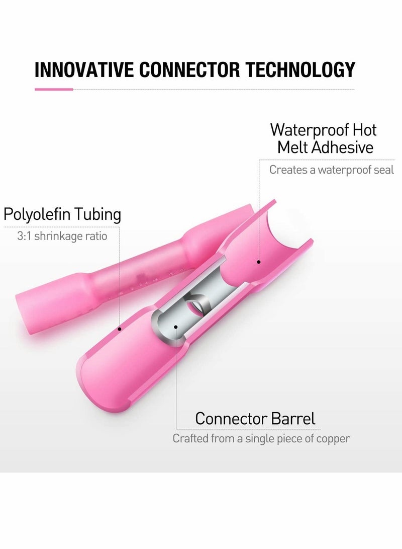 KASTWAVE Heat Shrink Wire connector, Waterproof Marine Automotive Connector, Assortment Rings Fork Hook Spade Butt Splices 270 PCS - Image 2