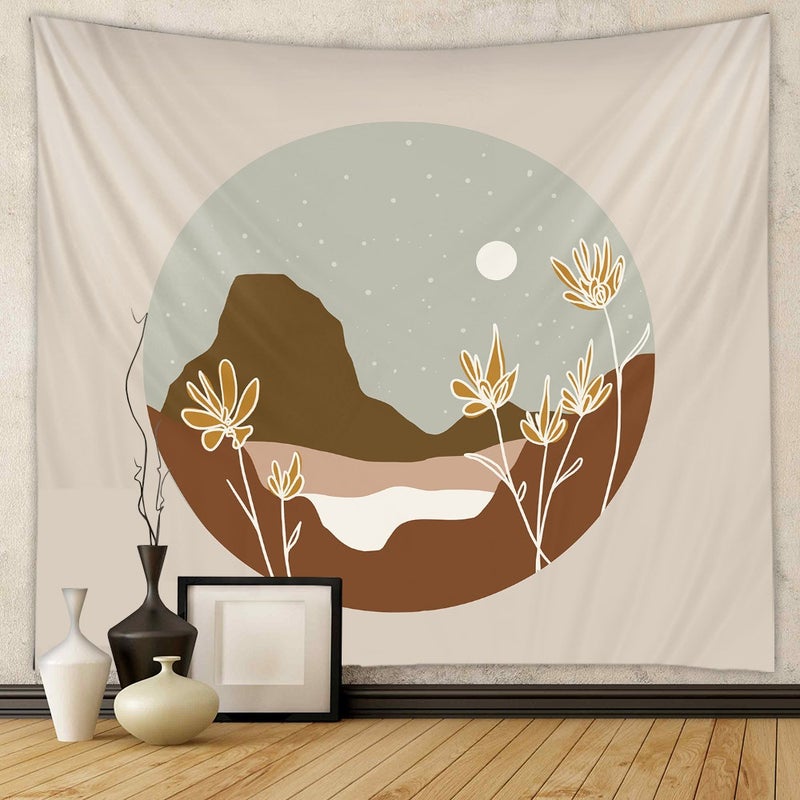 Room decoration wall covering ins wind hanging cloth Cross-border home Bohemian tapestry B B decoration stall hanging cloth