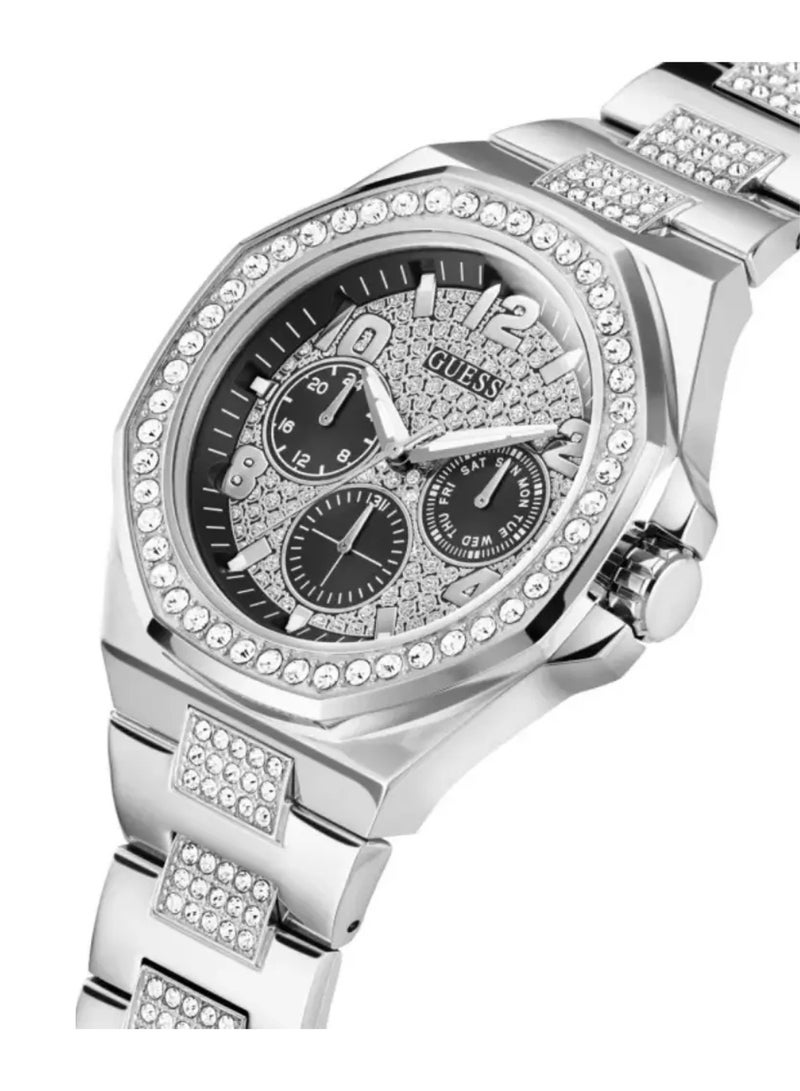 GUESS Empire Men's Analog Quartz Silver Stainless steel Watch GW0785G3 - 46mm - Image 2