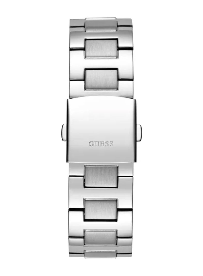 GUESS Empire Men's Analog Quartz Silver Stainless steel Watch GW0785G3 - 46mm - Image 4