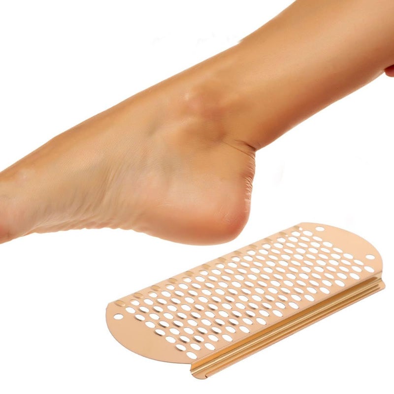 2pcs Stainless Steel Foot Scraper Heel Scrubber Set for Dead Skin Removal Hard Skin Remover Foot Rasp Home Foot Care - Image 5