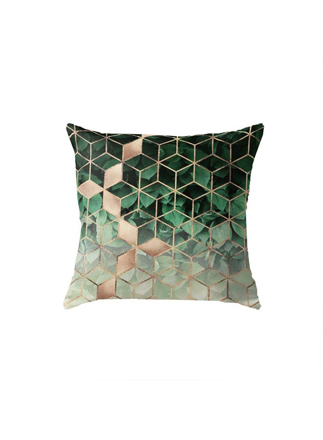 RIZARIES SuperSoft Leaves & Cubes Throw Cushion 