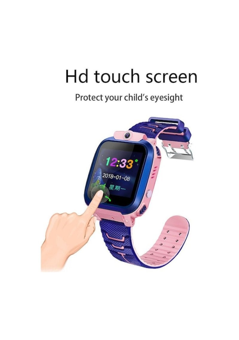 Kids Smartwatch: 6th Generation 2G Purple Smart Phone Watch - Life Waterproof Multi-Language Smartwatch for Children Daily Activities - Image 2