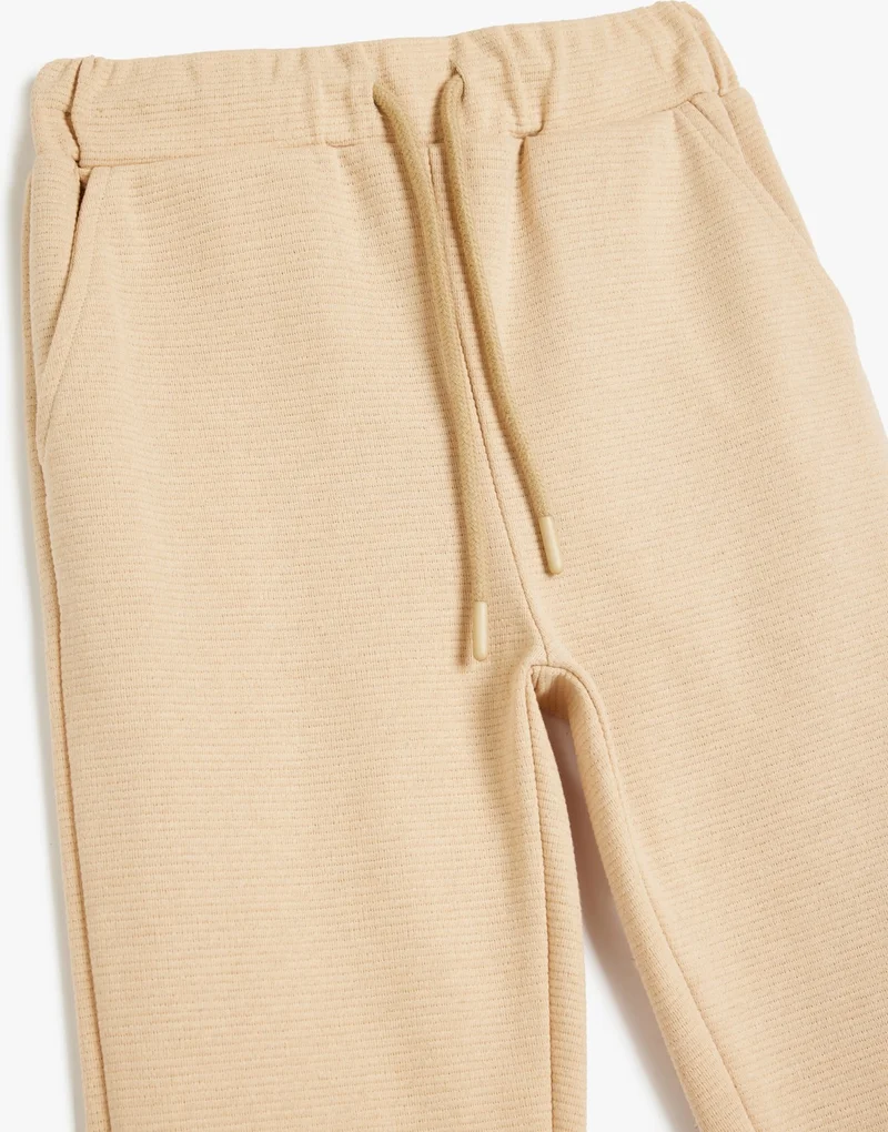 KOTON Basic Sweatpants with Tied Waist and Pocket Details