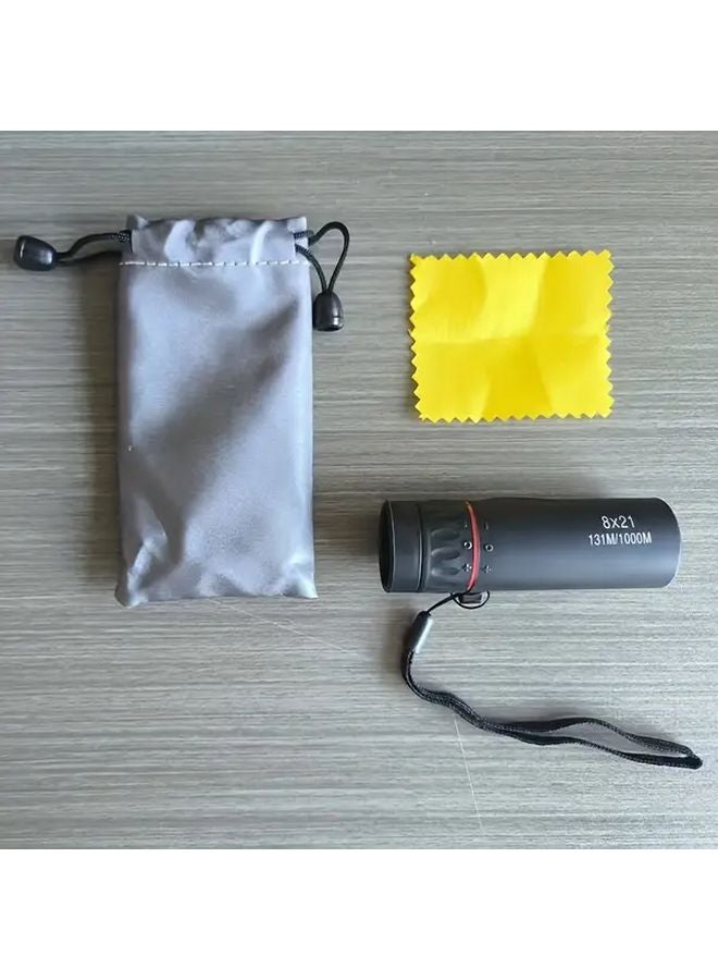 Single Tube Set Portable Handheld Telescope 2x Magnification Compact for Stargazing - Image 1