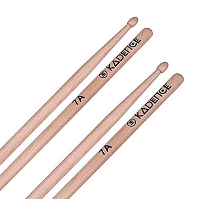 Kadence Drum Stick Maple Wooden Tip 7A (KAD-DSTKMW-7A-C) - Image 1