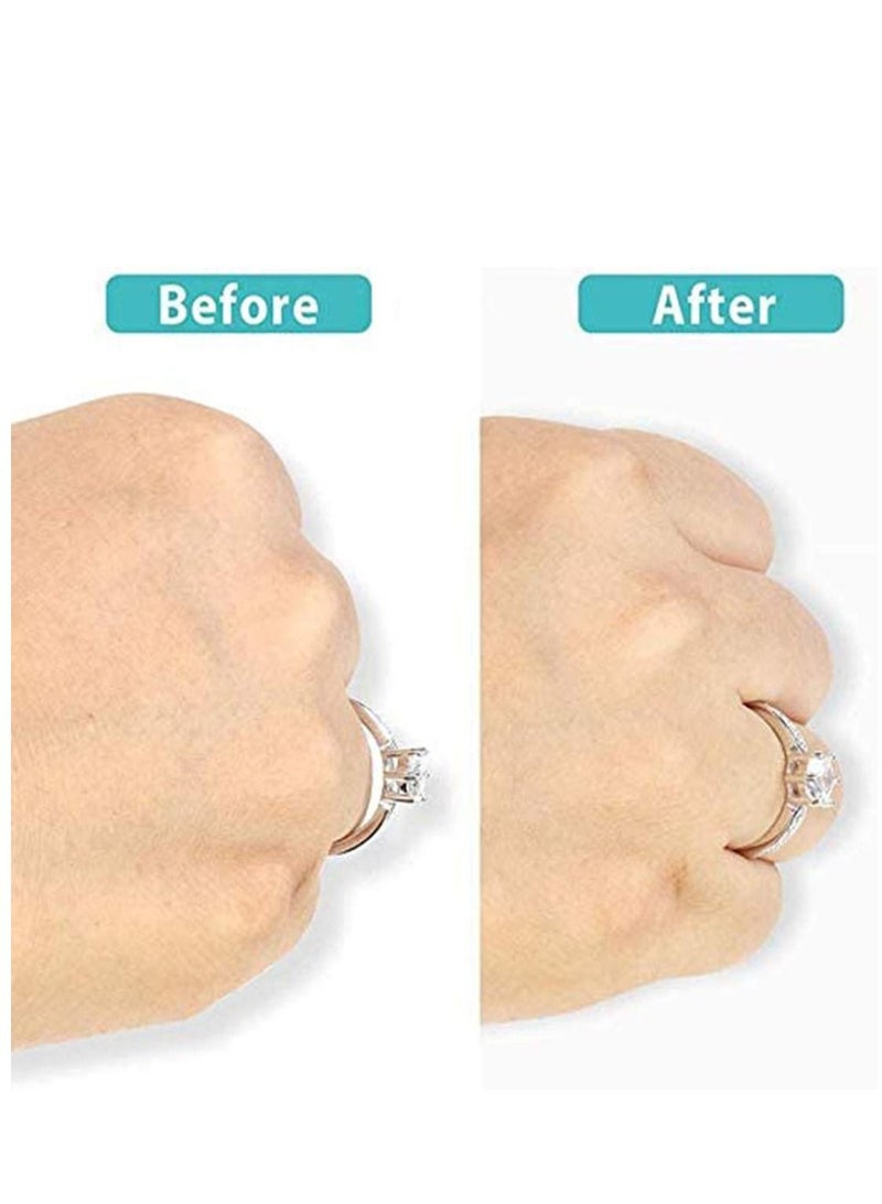 SYOSI Invisible Ring Size Adjuster 3 Sheets for Loose Rings, Ring Sizer for Fixing Wide Rings, Jewelry Ring Guard Ring Smaller Spacer Loose Ring Tightener Ring Multi-Size Ring Sizer  - Image 2