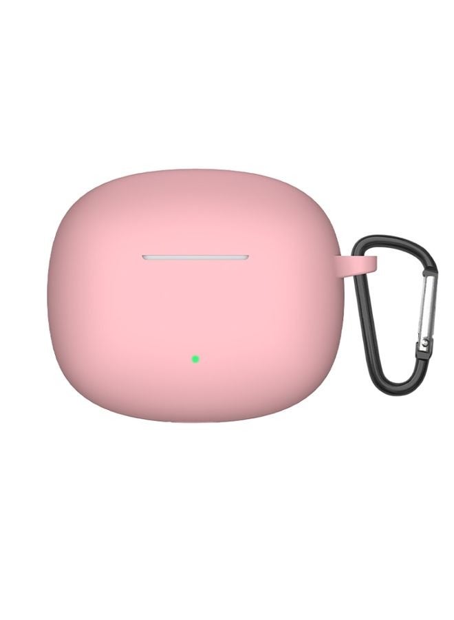 Protective Case Cover for Honor Earbuds X3,Shockproof TPU Silicone Earphones Skin Cover,  Protective Case with Keychain Hook for Honor Earbuds X3 ( Pink) - Image 1