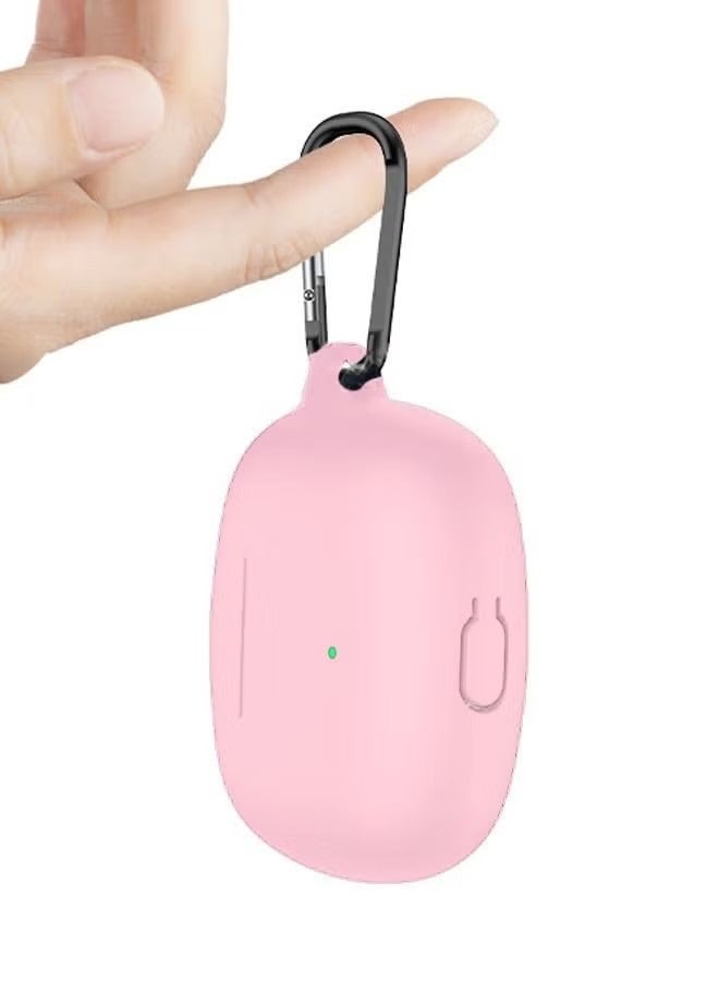 Protective Case Cover for Honor Earbuds X3,Shockproof TPU Silicone Earphones Skin Cover,  Protective Case with Keychain Hook for Honor Earbuds X3 ( Pink) - Image 3