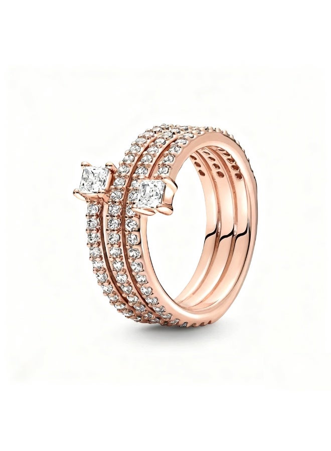 DORA Gold triple spiral ring - Image 1