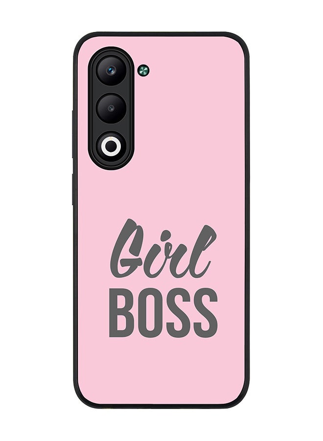 For Oppo A5 5G / A5 4G Case,Slim fit Camera Protection, Shockproof Thin Phone cover  - Girl Boss (Pink)