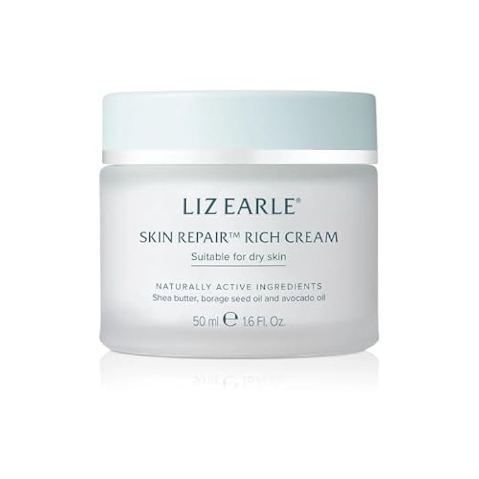 Liz Earle Skin Repair Rich Face Cream - Hydration Boosting Face Moisturizer with a Luxurious Cream Texture - Leaves Skin Feeling Soothed & Comforted (50 ml) - Image 1